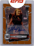 2025 Isla Dawn Topps Chrome ORANGE REFRACTOR AUTO 12/25 AUTOGRAPH #CLA-AW Monday Night Raw