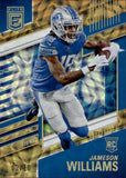 2022 Jameson Williams Panini Elite GOLD ROOKIE 03/10 RC #121 Detroit Lions