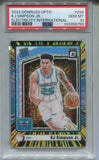 2024-25 KJ Simpson Jr. Donruss Optic ELECTRICITY INTERNATIONAL RATED ROOKIE 14/75 RC PSA 10 #294 Charlotte Hornets 8750