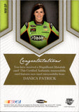 2013 Danica Patrick Press Pass MAGNIFICENT MATERIALS SHHET METAL RELIC 32/199 #MM-DP