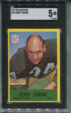 1967 Henry Jordan Philadelphia SGC 5 #78 Green Bay Packers 4487