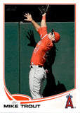 2013 Mike Trout Topps SP OUT OF BOUNDS VARIATION #27 Anaheim Angels