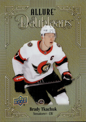 2023-24 Brady Tkachuk Upper Deck Allure DOUBLOONS #DB-49 Ottawa Senators