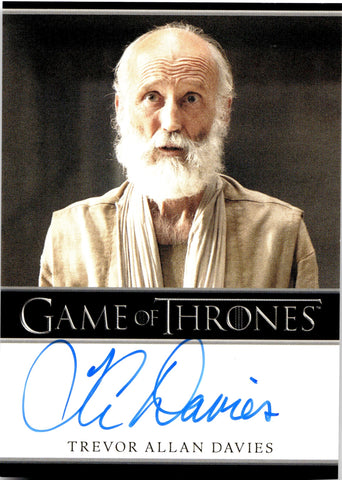 2022 Trevor Allan Davies as Fennesz Rittenhouse Game of Thrones The Complete Series Volume 2 AUTO AUTOGRAPH #NNO 1