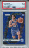 2024-25 Jared McCain Panini Prizm BLUE CHOICE ROOKIE 15/49 RC PSA 9 #222 Philadelphia 76ers 2873