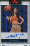2025 Nika Muhl Leaf Metal Authentics Volume 2 UNDER ARMOUR PRO BLUE AUTO 10/75 AUTOGRAPH #UA-NM2 Portland Fire