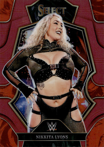 2023 Nikkita Lyons Panini Select WWE PREMIER LEVEL MAROON 141/149 #146 NXT