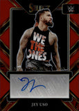 2023 Jey Uso Panini Select WWE RED SIGNATURE SELECTIONS AUTO 19/49 AUTOGRAPH #SL-JUS Friday Night Smackdown