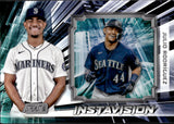 2023 Julio Rodriguez Topps Stadium Club INSTAVISION #IV-JR Seattle Mariners