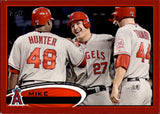 2012 Mike Trout Topps TARGET RED BORDER #446 Anaheim Angels
