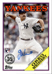 2023 Greg Weissert Series 2 1988 DESIGN ROOKIE AUTO 129/150 AUTOGRAPH RC #88BA-GW New York Yankees