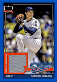 2026 Shohei Ohtani Topps 1991 DESIGN BLUE BORDER JERSEY 050/150 RELIC #91R-SO Los Angeles Dodgers