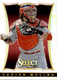 2013 Yadier Molina Panini Select HOLO SILVER #11 St. Louis Cardinals