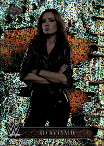 2025 Becky Lynch Topps Chrome x Cactus Jack SPECKLE REFRACTOR 215/299 #59 Monday Night Raw