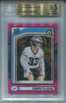 2024 Cooper DeJean Donruss Optic PINK RATED ROOKIE PREVIEW RC BGS 9.5 #305 Philadelphia Eagles 9504