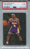 1996-97 Kobe Bryant Fleer Metal ROOKIE RC PSA 6 #181 Los Angeles Lakers HOF 6334