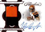2025 T.J. Houshmandzadeh Panini Flawless RUBY RED FOIL PATCH AUTO 09/15 AUTOGRAPH RELIC #PA-TJH Cincinnati Bengals