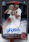 2025 Chen-Wei Lin Bowman Chrome 1ST BOWMAN AUTO AUTOGRAPH #CPA-CL St. Louis Cardinals