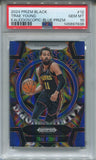 2024-25 Trae Young Panini Prizm Black KALEIDOSCOPIC BLUE PRIZM PSA 10 #12 Atlanta Hawks 7836