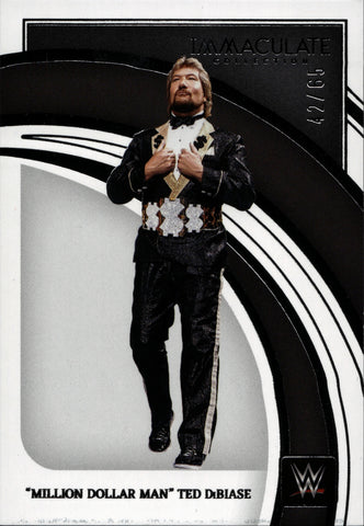 2022 "Million Dollar Man" Ted DiBiase Panini Immaculate WWE 42/65 #16 WWE Legend
