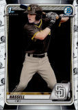 2020 Robert Hassell Bowman Chrome Draft 1ST BOWMAN #BD-39 San Diego Padres