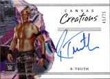2023 R-Truth Panini Impeccable WWE CANVAS CREATIONS AUTO 45/75 AUTOGRAPH #CC-RTR Monday Night Raw