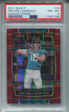 2021 Trevor Lawrence Panini Select MAROON CONCOURSE ROOKIE 067/149 RC PSA 8 #43 Jacksonville Jaguars 7768