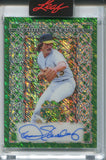 2026 Dennis Eckersley Leaf Metal St. Patrick's Day GREEN SHIMMER AUTO 3/3 AUTOGRAPH #BA-DE1 Oakland A's HOF