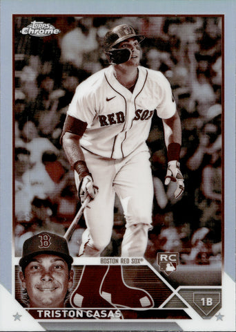 2023 Triston Casas Topps Chrome SEPIA REFRACTOR ROOKIE RC #174 Boston Red Sox 1