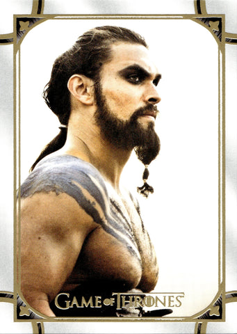 2022 Khal Drogo Rittenhouse Game of Thrones THE IRON ANNIVERSARY GOLD 19/50 #268