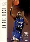 1996-97 Shaquille O'Neal Fleer Ultra ON THE BLOCK #135 Los Angeles Lakers HOF 1