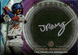2022 Jose Ramos Topps Inception PURPLE SILVER SIGNINGS AUTO 086/100 AUTOGRAPH #ISS-JR Los Angeles Dodgers