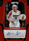 2025 Allisha Gray Panini Prizm RED AUTO 18/99 Atlanta Dream #SG-AG