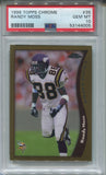 1998 Randy Moss Topps Chrome ROOKIE RC PSA 10 #35 Minnesota Vikings HOF 4005