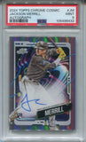 2024 Jackson Merrell Topps Cosmic Chrome ROOKIE REFRACTOR AUTO AUTOGRAPH PSA 9 #JM San Diego Padres 6432