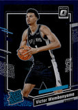 2023-24 Victor Wembanyama Donruss Optic PURPLE RATED ROOKIE RC #225 San Antonio Spurs
