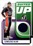 2025 Lawless Alan Panini Donruss Racing SUITED UP FIRE SUIT 39/49 RELIC #SU-LAN Autodockit