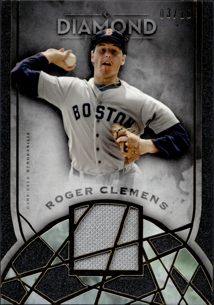 2022 Roger Clemens Diamond Icons JERSEY 03/10 RELIC #SPRRC Boston Red