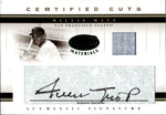 2005 Willie Mays Leaf Certified CERTIFIED CUTS JERSEY CUT AUTO 9/24 San Francisco Giants #CC-3