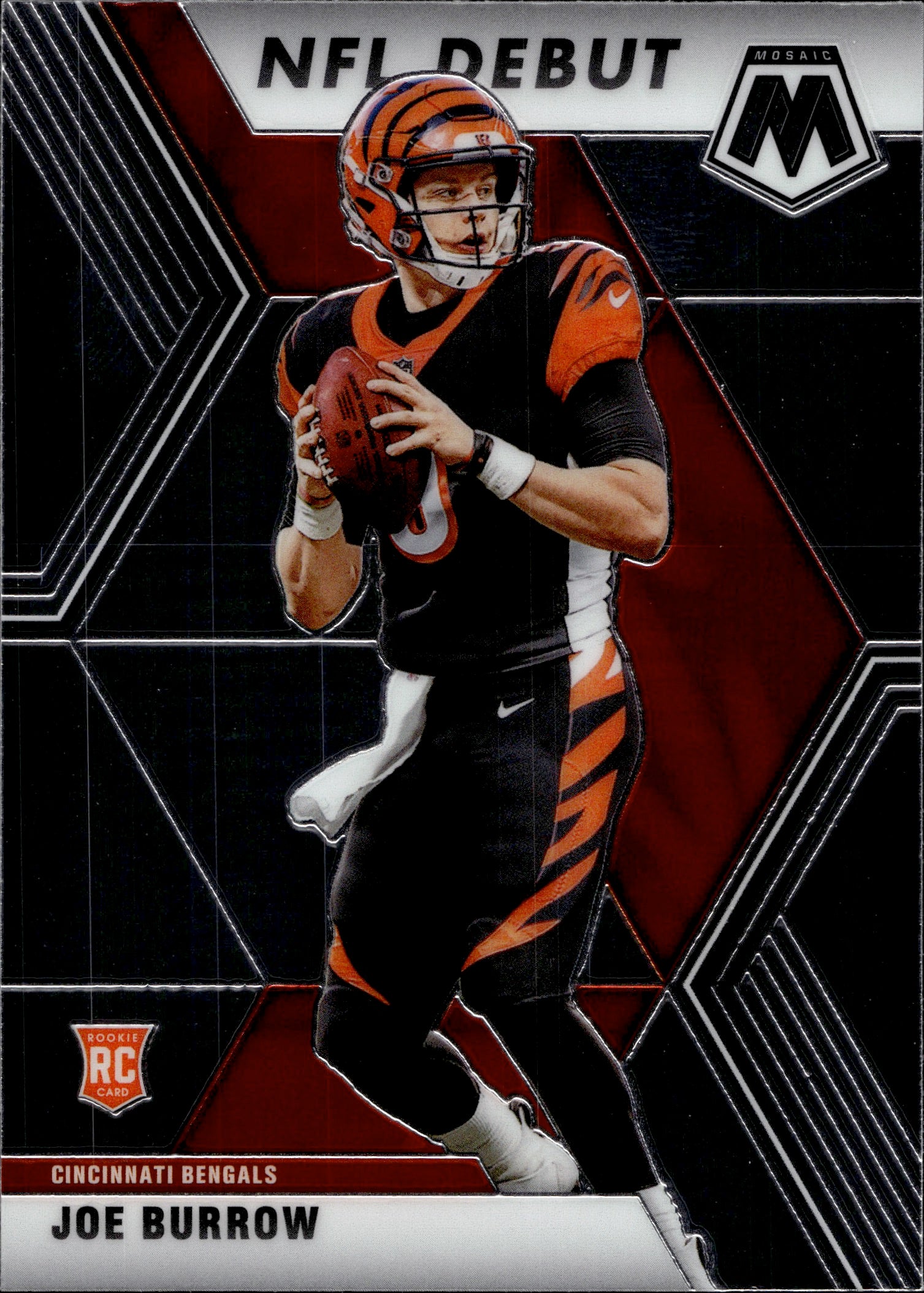 Joe Burrow Cincinnati Bengals Football White Jersey Poster 