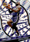 2021-22 LeBron James Panini Revolution ASIA 52/99 #57 Los Angeles Lakers