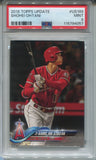 2018 Shohei Ohtani Topps Update ROOKIE RC PSA 9 #US189 Anaheim Angels 4057