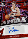 2024-25 Jim Paxton Donruss Optic PINK FAST BRK SIGNATURES AUTO 23/25 AUTOGRAPH #FBS-JIM Portland Trail Blazers