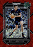 2023 Donovan Clingan Panini Prizm Draft Picks RED SCOPE RATED PROSPECT 70/88 RC #8 Portland Trail Blazers