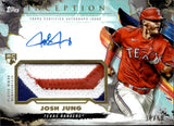 2023 Josh Jung Topps Inception ROOKIE JUMBO PATCH AUTO 38/50 AUTOGRAPH RELIC RC #IAP-JJ Texas Rangers