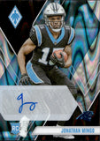 2023 Jonathan Mingo Panini Phoenix ROOKIE BLACK SEISMIC AUTO 02/10 AUTOGRAPH #110 Carolina Panthers