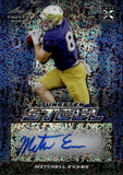 2023 Mitchell Evans Leaf Trinity BLUE TUNGSTEN STEEL ROOKIE AUTO 9/9 AUTOGRAPH #SA-ME1 Carolina Panthers