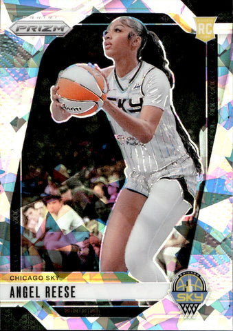 2024 Angel Reese Panini Prizm WNBA SILVER ICE ROOKIE RC #10 Chicago Sky 2