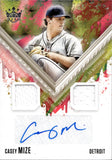 2021 Casey Mize Panini Diamond Kings DUAL JERSEY AUTO AUTOGRAPH RELIC #DKMS-CM Detroit Tigers