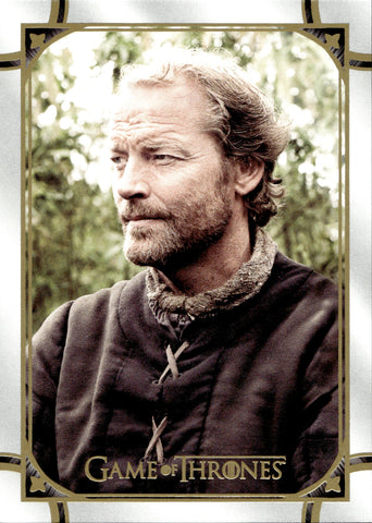 2021 Jorah Mormont Rittenhouse Game of Thrones THE IRON ANNIVERSARY GOLD 83/99 #183